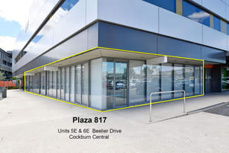 Shop & Retail commercial property leased at 5E & 6E,/817 Beeliar Drive Cockburn Central WA 6164