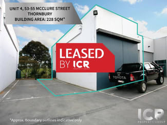 Factory, Warehouse & Industrial commercial property leased at Unit 4/53-55 McClure Street Thornbury VIC 3071 Factory, Warehouse & Industrial commercial property leased at Unit 4/53-55 McClure Street Thornbury VIC 3071
