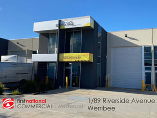Factory, Warehouse & Industrial commercial property leased at 1/89 Riverside Avenue Werribee VIC 3030 Factory, Warehouse & Industrial commercial property leased at 1/89 Riverside Avenue Werribee VIC 3030