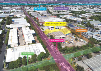 Showrooms / Bulky Goods commercial property leased at 156 Silverwater Road Silverwater NSW 2128 Showrooms / Bulky Goods commercial property leased at 156 Silverwater Road Silverwater NSW 2128