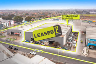Factory, Warehouse & Industrial commercial property leased at 5/220 Barry Road Campbellfield VIC 3061 Factory, Warehouse & Industrial commercial property leased at 5/220 Barry Road Campbellfield VIC 3061