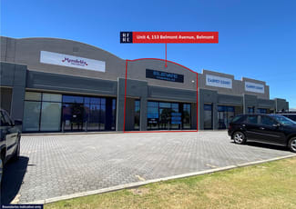 Showrooms / Bulky Goods commercial property leased at Unit 4/153 Belmont Avenue Belmont WA 6104 Showrooms / Bulky Goods commercial property leased at Unit 4/153 Belmont Avenue Belmont WA 6104