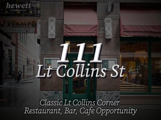 Hotel, Motel, Pub & Leisure commercial property for lease at 111 Little Collins Street Melbourne VIC 3000 Hotel, Motel, Pub & Leisure commercial property for lease at 111 Little Collins Street Melbourne VIC 3000