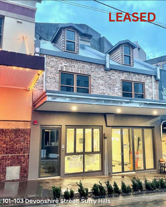Shop & Retail commercial property for lease at 101-103 Devonshire Street, Surry Hills NSW 2010 Shop & Retail commercial property for lease at 101-103 Devonshire Street, Surry Hills NSW 2010