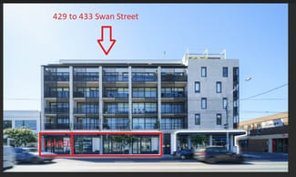 Serviced Offices commercial property leased at 1-4/429-433 Swan Street Richmond VIC 3121