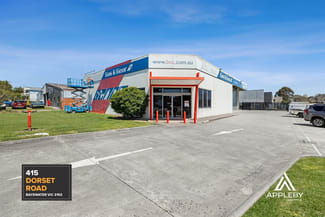 Showrooms / Bulky Goods commercial property leased at 415 Dorset Road Bayswater VIC 3153 Showrooms / Bulky Goods commercial property leased at 415 Dorset Road Bayswater VIC 3153