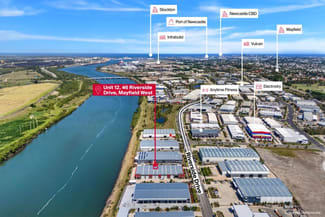 Factory, Warehouse & Industrial commercial property leased at Unit 12/46 Riverside Drive Mayfield West NSW 2304