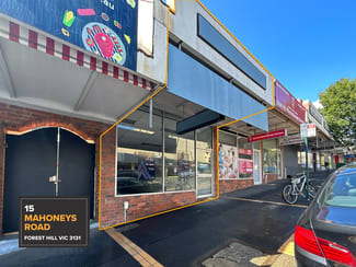 Shop & Retail commercial property leased at 15 Mahoneys Road Forest Hill VIC 3131