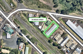 Factory, Warehouse & Industrial commercial property leased at 35 Brook Street North Toowoomba QLD 4350
