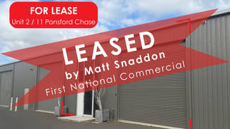 Factory, Warehouse & Industrial commercial property leased at Unit 2/11 Ponsford Chase Busselton WA 6280 Factory, Warehouse & Industrial commercial property leased at Unit 2/11 Ponsford Chase Busselton WA 6280