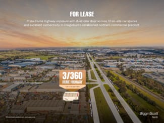 Showrooms / Bulky Goods commercial property for lease at 3/360 Hume Highway Craigieburn VIC 3064 Showrooms / Bulky Goods commercial property for lease at 3/360 Hume Highway Craigieburn VIC 3064