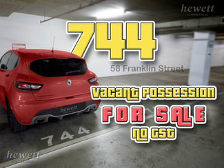 Parking / Car Space commercial property for sale at 744/58 Franklin Street Melbourne VIC 3000