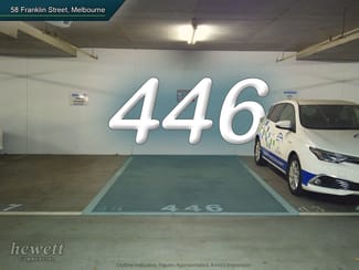 Parking / Car Space commercial property sold at Lot 446/58 Franklin Street Melbourne VIC 3000