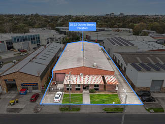 Factory, Warehouse & Industrial commercial property sold at 20-22 Quinn Street Preston VIC 3072
