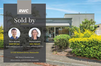 Factory, Warehouse & Industrial commercial property sold at Unit 2/11b Venture Drive Noosaville QLD 4566