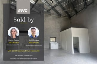Factory, Warehouse & Industrial commercial property sold at Unit 23/64 Gateway Drive Noosaville QLD 4566