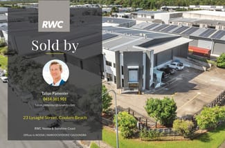 Factory, Warehouse & Industrial commercial property sold at 23 Lysaght Street Coolum Beach QLD 4573 Factory, Warehouse & Industrial commercial property sold at 23 Lysaght Street Coolum Beach QLD 4573
