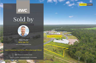 Development / Land commercial property sold at Lot 1 Commercial Drive Maryborough West QLD 4650 Development / Land commercial property sold at Lot 1 Commercial Drive Maryborough West QLD 4650