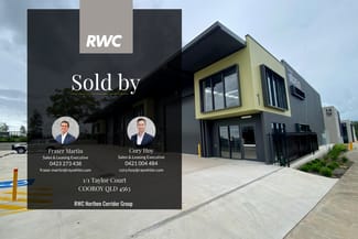 Factory, Warehouse & Industrial commercial property sold at 1/1 Taylor Court Cooroy QLD 4563