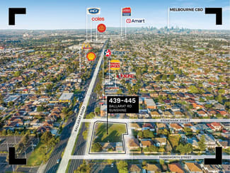 Development / Land commercial property for sale at 439-445 Ballarat Road Sunshine VIC 3020