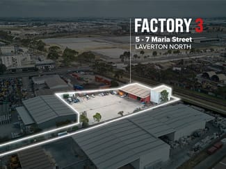 Factory, Warehouse & Industrial commercial property for sale at 5-7 Maria Street Laverton North VIC 3026