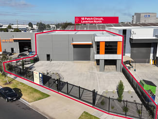Factory, Warehouse & Industrial commercial property for sale at 1B Patch Circuit Laverton North VIC 3026