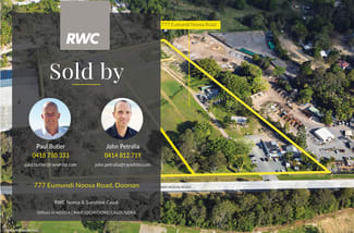 Development / Land commercial property sold at 777 Eumundi Noosa Road Doonan QLD 4562