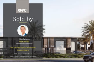 Factory, Warehouse & Industrial commercial property sold at 36/248-256 Quanda Road Coolum Beach QLD 4573
