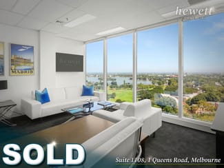 Offices commercial property sold at 1108/1 Queens Road Melbourne VIC 3004 Offices commercial property sold at 1108/1 Queens Road Melbourne VIC 3004