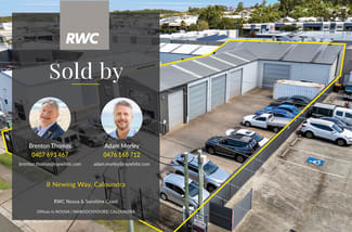 Factory, Warehouse & Industrial commercial property sold at 8 Newing Way Caloundra QLD 4551