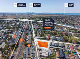 Development / Land commercial property sold at 75-81 Railway Avenue Laverton VIC 3028 Development / Land commercial property sold at 75-81 Railway Avenue Laverton VIC 3028