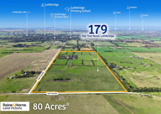 Rural / Farming commercial property for sale at 179 Tall Tree Road Lethbridge VIC 3332