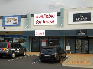 Shop & Retail commercial property leased at Shop 2/1 Henley Drive (Wollaston S/C) East Bunbury WA 6230
