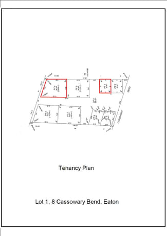 Development / Land commercial property leased at 1/8 Cassowary Bend Eaton WA 6232
