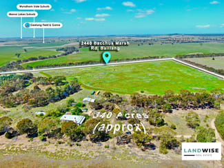 Rural / Farming commercial property sold at 2440 bacchus Marsh road Balliang VIC 3340