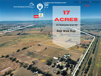 Rural / Farming commercial property for sale at 215 McDonalds Drain Road Koo Wee Rup VIC 3981 Rural / Farming commercial property for sale at 215 McDonalds Drain Road Koo Wee Rup VIC 3981