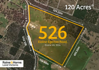 Rural / Farming commercial property for sale at 526 Elaine-Egerton Road Elaine VIC 3334