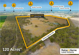 Rural / Farming commercial property for sale at 526 Elaine-Egerton Road Elaine VIC 3334