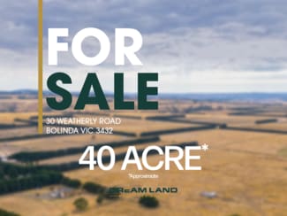 Rural / Farming commercial property for sale at 30 Weatherly Road Bolinda VIC 3432 Rural / Farming commercial property for sale at 30 Weatherly Road Bolinda VIC 3432