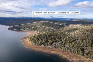 Rural / Farming commercial property for sale at 'Hardings Bay Retrea Lake Leake Road Lake Leake TAS 7210 Rural / Farming commercial property for sale at 'Hardings Bay Retrea Lake Leake Road Lake Leake TAS 7210