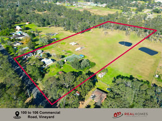 Rural / Farming commercial property for sale at 100 & 106 COMMERCIAL RD Vineyard NSW 2765 Rural / Farming commercial property for sale at 100 & 106 COMMERCIAL RD Vineyard NSW 2765