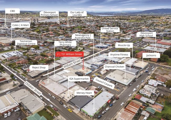 Shop 2/151 William Street Devonport TAS 7310 Shop 2/151 William Street Devonport TAS 7310
