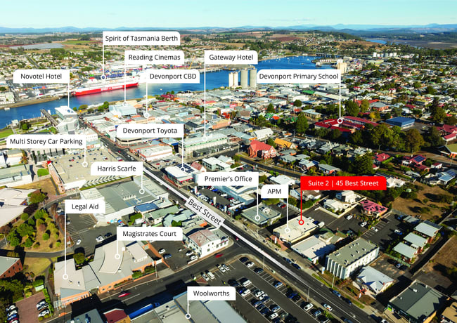 Suite 2/45 Best Street Devonport TAS 7310 Suite 2/45 Best Street Devonport TAS 7310