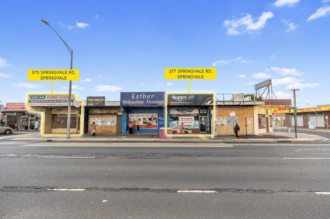 375 & 377 Springvale Road Springvale VIC 3171 375 & 377 Springvale Road Springvale VIC 3171
