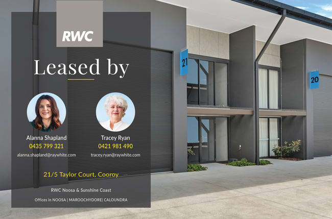 21/5 Taylor Court Cooroy QLD 4563 21/5 Taylor Court Cooroy QLD 4563