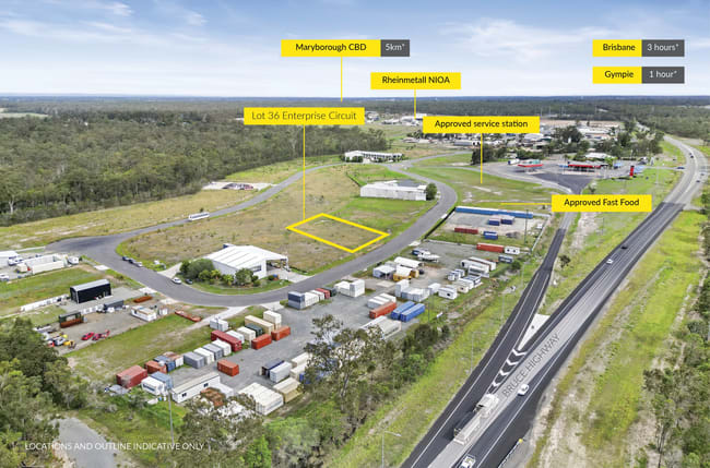 Lot 36 Enterprise Circuit Maryborough West QLD 4650 Lot 36 Enterprise Circuit Maryborough West QLD 4650