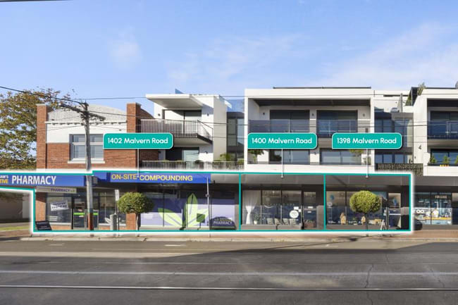 1398, 1400 & 1402 Malvern Road Glen Iris VIC 3146 1398, 1400 & 1402 Malvern Road Glen Iris VIC 3146