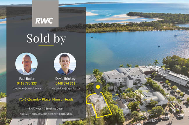 Lot 71/6 Quamby Place Noosa Heads QLD 4567 Lot 71/6 Quamby Place Noosa Heads QLD 4567