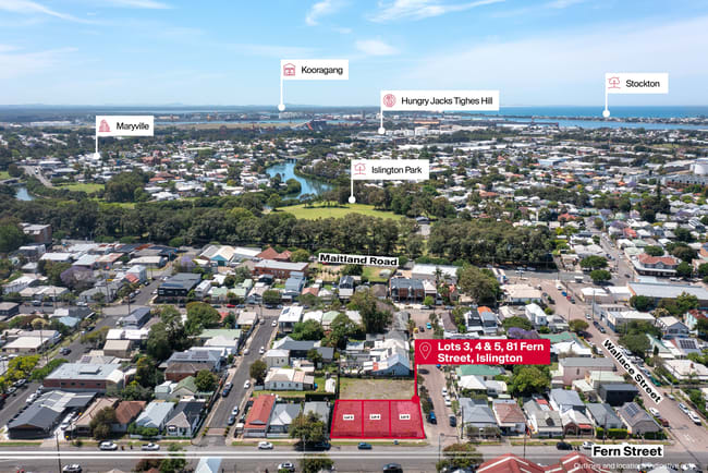 Lot 3, 4 & 5/81 Fern Street Islington NSW 2296 Lot 3, 4 & 5/81 Fern Street Islington NSW 2296