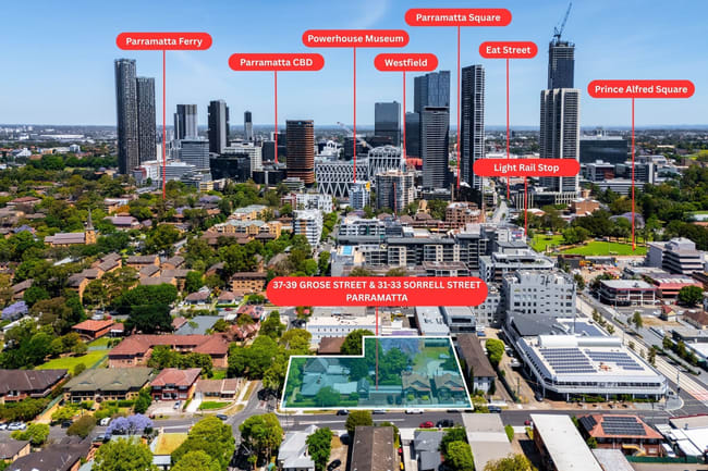 37-39 Grose Street A 31-33 Sorrell Street Parramatta NSW 2150 37-39 Grose Street A 31-33 Sorrell Street Parramatta NSW 2150